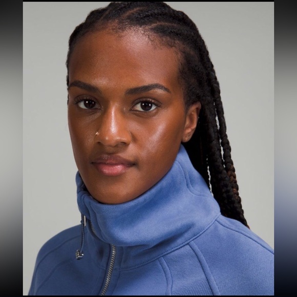NEW Lululemon Scuba Oversized Funnel Neck Half-Zip in Water Drop - Picture 5 of 6